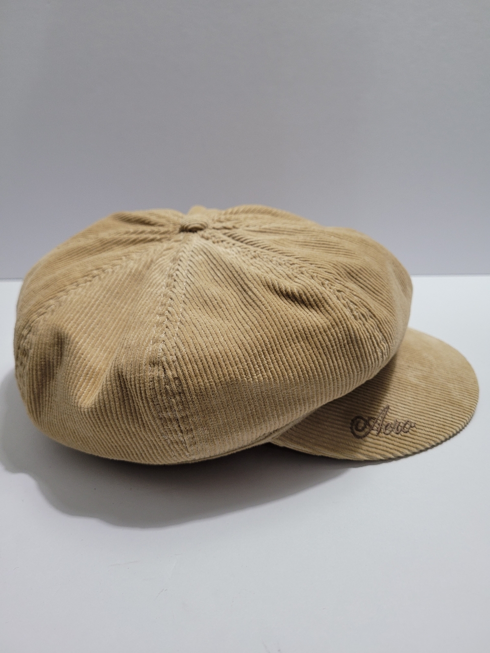 Aeropostale "Aero"  Beige Corduroy Newsboy Cap